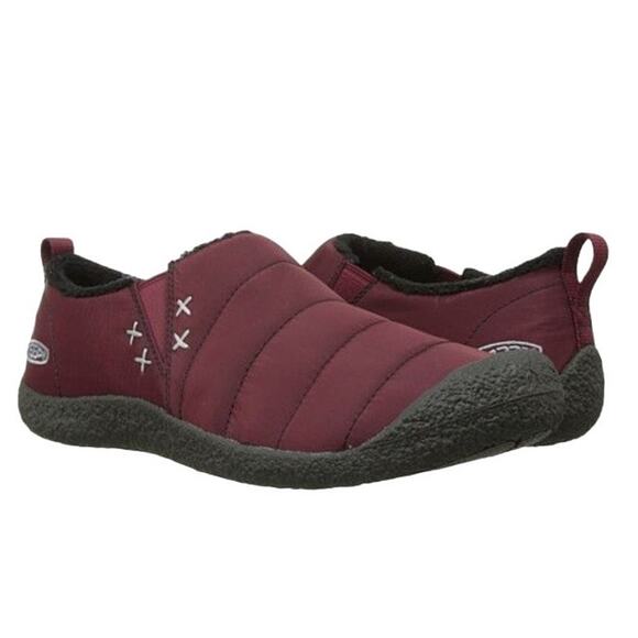 Keen Howser Slipper Slip On Round Toe Outdoor Shoes Red Womens Size US 6 EU 36 - Picture 1 of 8